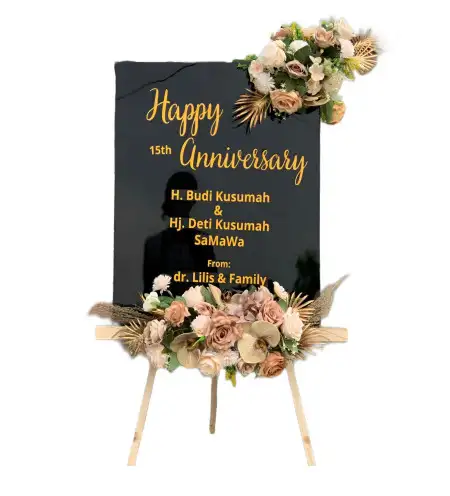Papan Bunga Akrilik Kalisumber